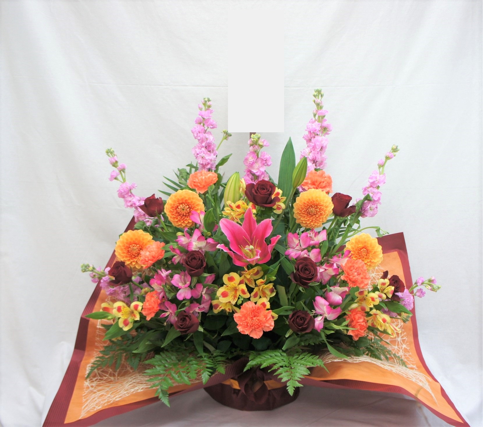 おまかせ　カラフル系アレンジメント　16,500円