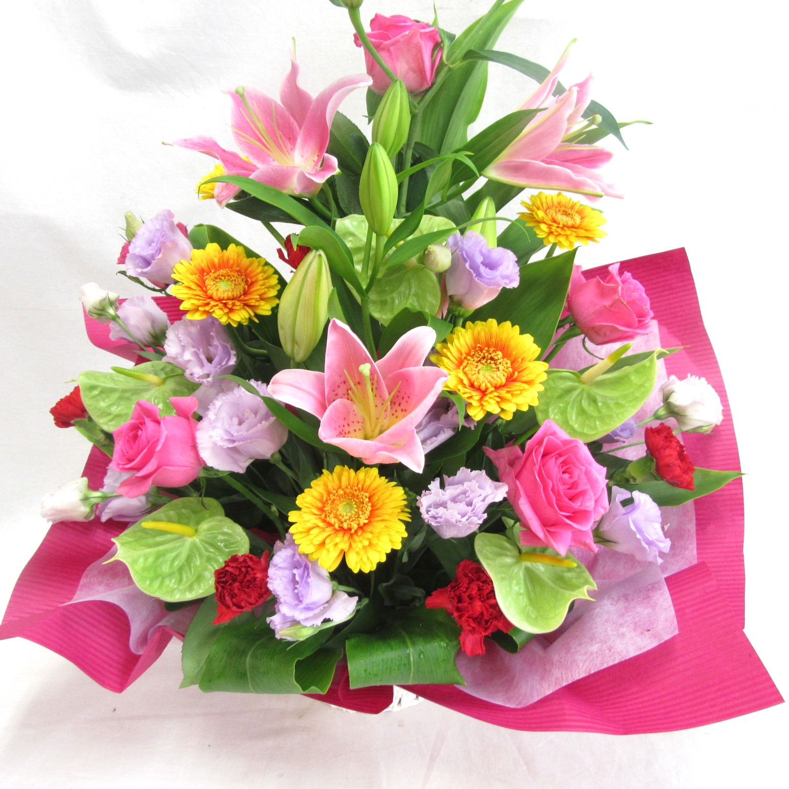 おまかせ　カラフル系アレンジメント　8,800円