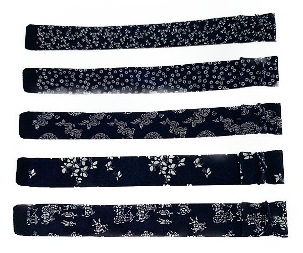 正藍染帆布略式3本入り　裏付き