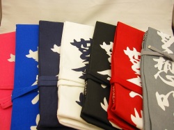 帆布白文字染め抜き略式　3本入り　2本入り