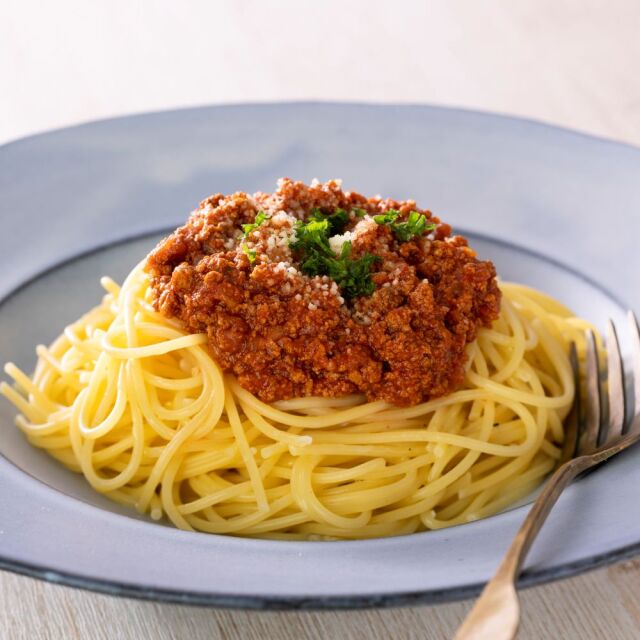 お米と麹のミートソース盛り付け例