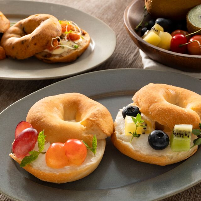 まるっとお米パンイタリアンプレーン味アレンジ例