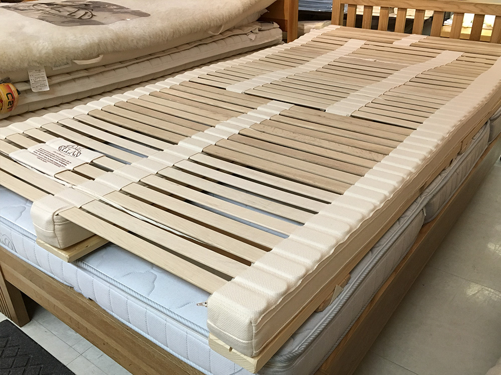 体格に合わせて調整可能なオーストリアRELAX社ナチュラフレックス 【ベッドフレームなし】