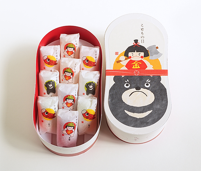 こどもの日 まゆ最中 10個入ギフトボックス彩