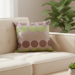 クッションカバー　シュニール 水玉