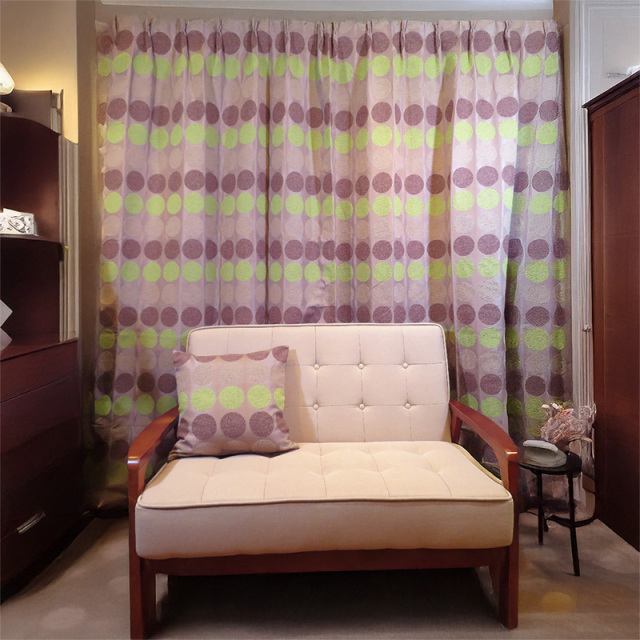 クッションカバー 【シュニール 水玉（ドット）】オレンジ グリーン