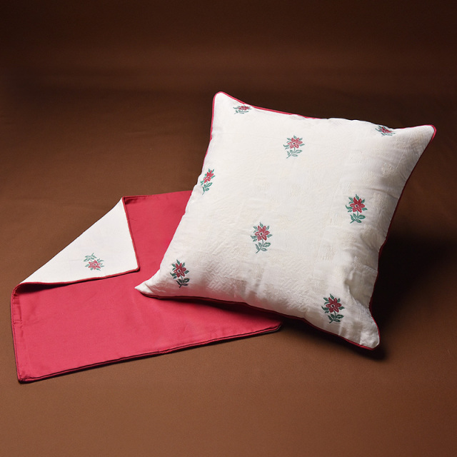 クッションカバー 花柄 おしゃれ オロペサ 裏無地 45×45cm