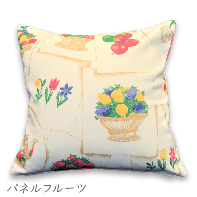 ミニミニクッション クッションカバー45角（TINY FLOWER/ブルー）A034C＜取り寄せ品