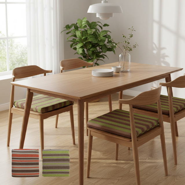 低反発シートクッション カバー付き 椅子用 座布団 38×38×4cm