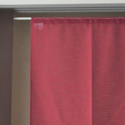防炎暖簾（のれん） 透け感がある　間仕切り　日本製　【28047】/ボルドー