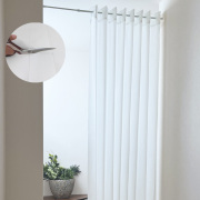 カフェカーテン おしゃれ 目隠し 幅140cm×丈45cm プリント水彩草花柄