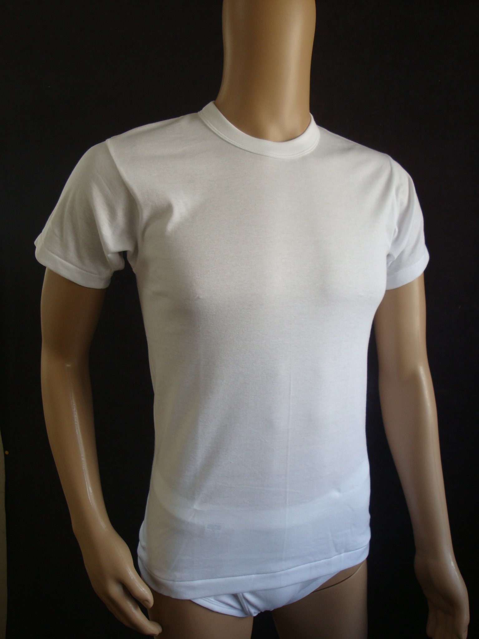 4141_紳士_半袖丸首シャツ_LL