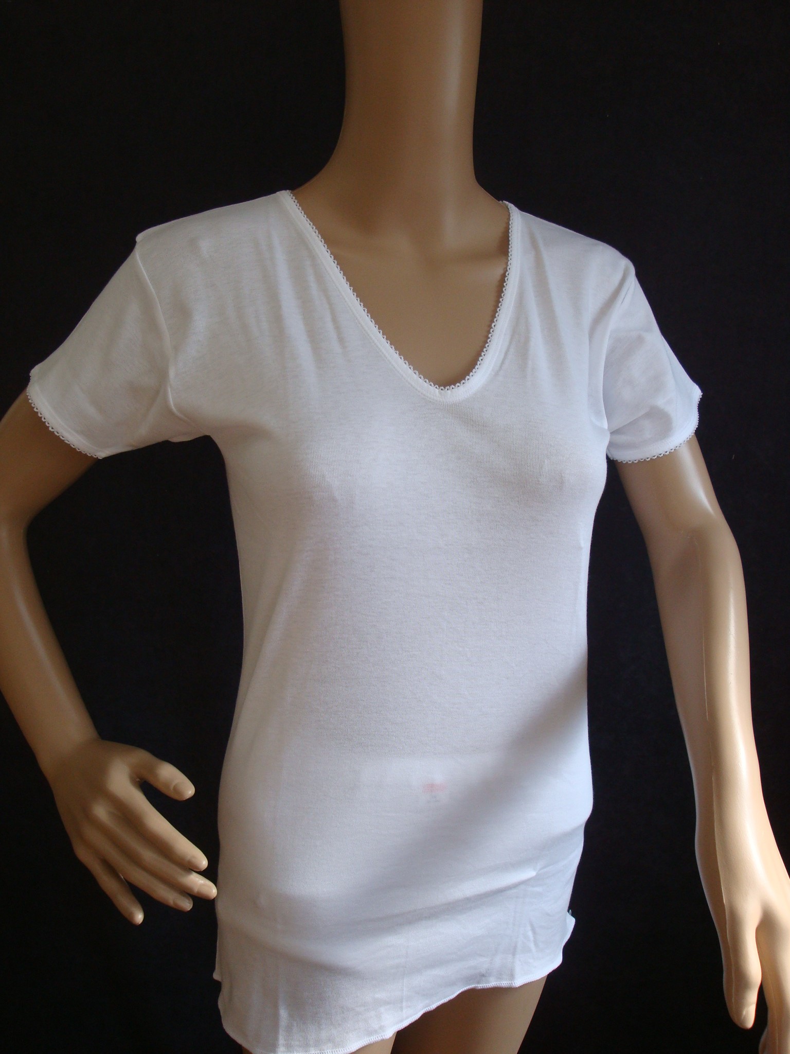 9438_9439_婦人_3分袖Vネック型スイート_サイズM・L