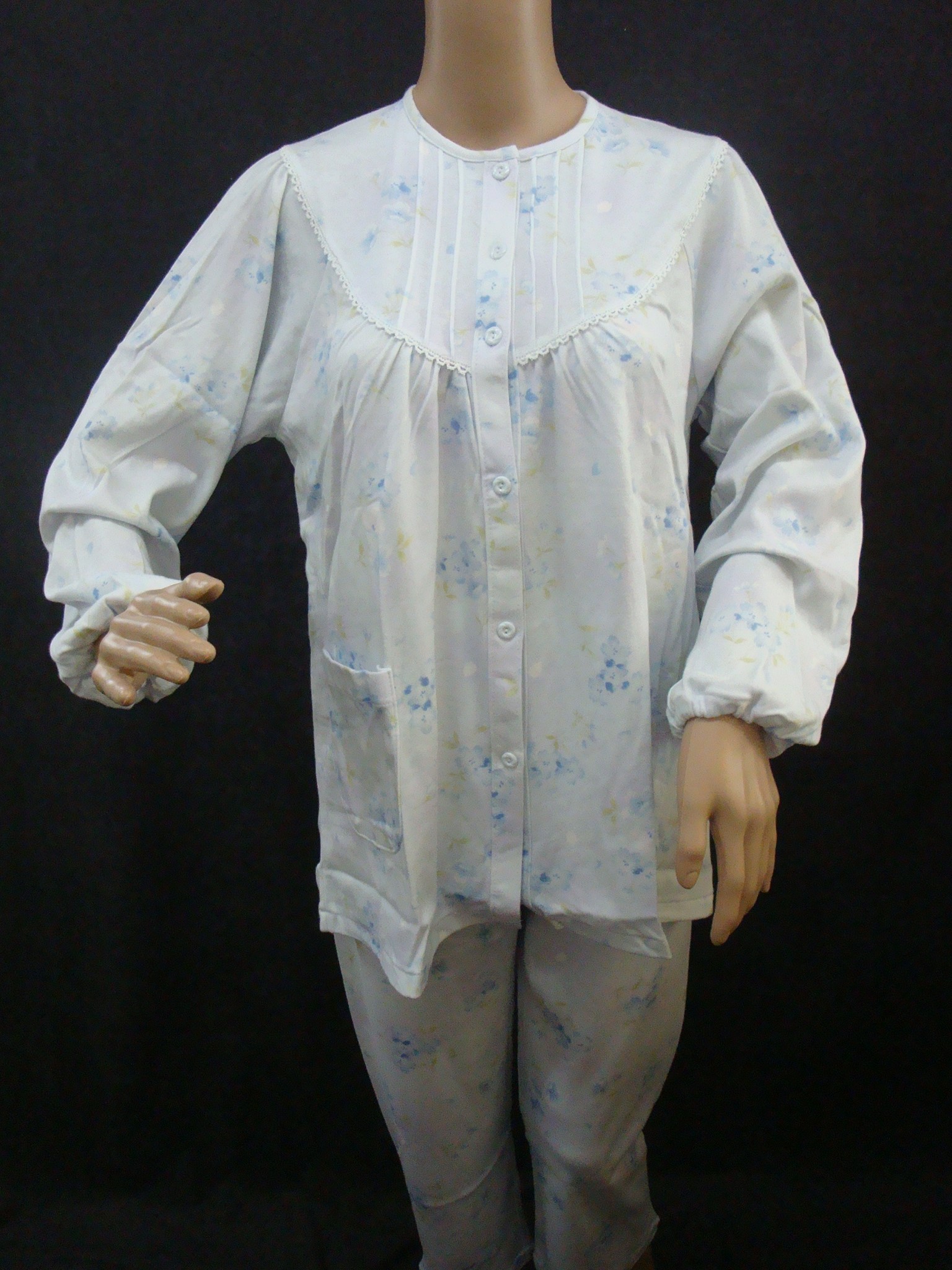 3800_W_婦人パジャマ_スムス地_サイズS・M・L・LL