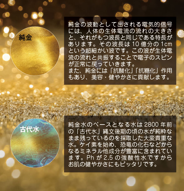 24金ゴールドトナー《純金水》理論