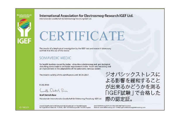 ソマヴェディック証明書