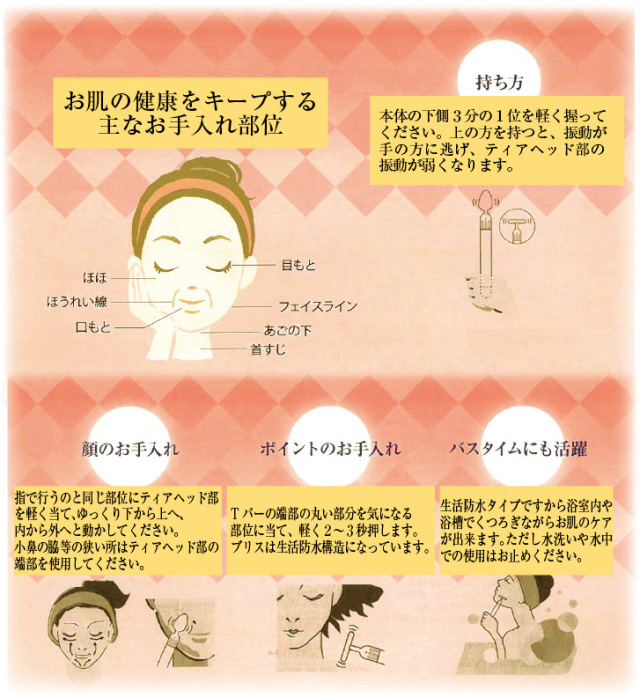 美容ローラー　ブリス使い方