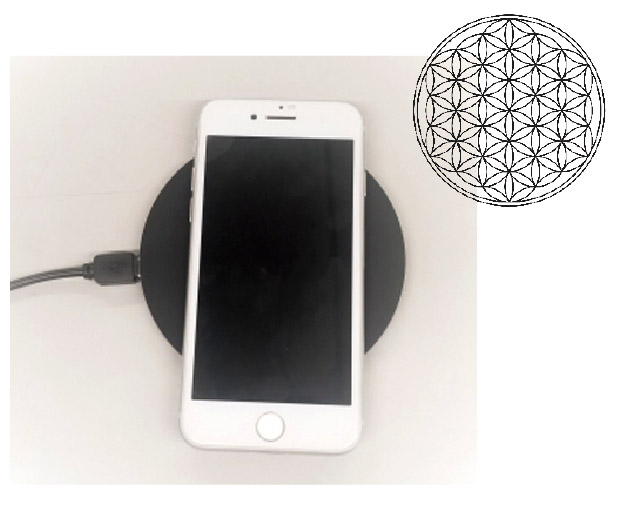 フラワーオブライフ ハンズフリー充電器