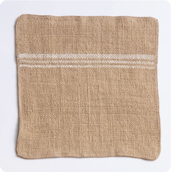 布良／茶綿クロス