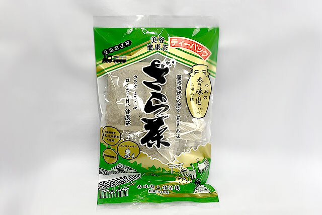 ざら茶。津和野のざら茶はノンカフェイン、香ばしさはが特徴のお茶