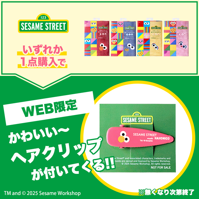 セサミストリート限定デザイン／【NEW！高密度仕様】美容師さんが考え