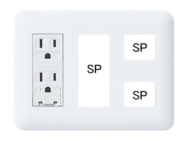 【組合せ品】コンセントセット アースターミナル付接地ダブルコンセント2EET、3SP、2SP パナソニック（Panasonic）