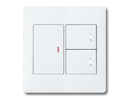 【組合せ品】スイッチセット パイロット・ほたるスイッチC（３路）×1、ほたるスイッチB（片切）×1、ほたるスイッチC（３路）×1 （2連用） パナソニック（Panasonic）