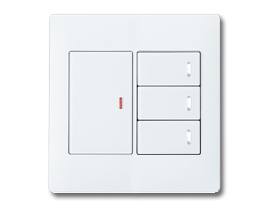 【組合せ品】スイッチセット パイロット・ほたるスイッチB（片切）×1、ほたるスイッチB（片切）×1、ほたるスイッチC（３路）×2 （2連用） パナソニック（Panasonic）