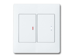 【組合せ品】スイッチセット パイロット・ほたるスイッチB（片切）×1、ほたるスイッチB（片切）×1 （2連用） パナソニック（Panasonic）