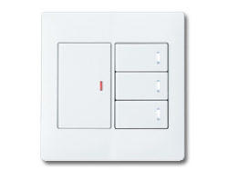 【組合せ品】スイッチセット パイロット・ほたるスイッチB（片切）×1、ほたるスイッチB（片切）×1、ほたるスイッチC（３路）×2 （2連用） パナソニック（Panasonic）