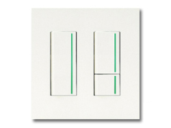 NKシリーズ配線器具３路ガイドランプ付スイッチセット(シングル+ダブル)2連用プレート付-ピュアホワイト 神保電器（JIMBO）