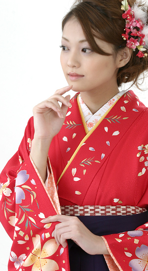 卒業式のレンタル着物