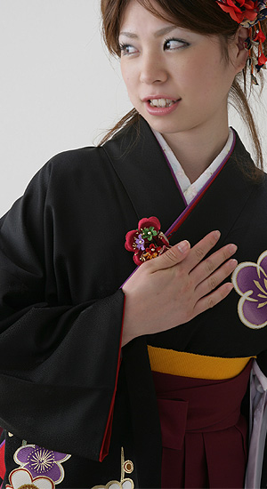 卒業式のレンタル着物