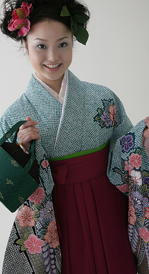 卒業式のレンタル着物