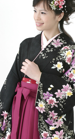 卒業式のレンタル着物