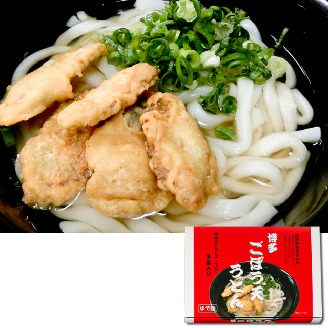 博多ごぼう天うどん 3食入 ［3品まとめ割対象商品］