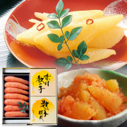辛子明太子・味付数の子・数の子明太セット（辛子明太子300g、味付数の子・数の子明太 各100g）