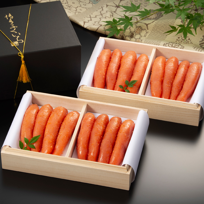 二段桐箱入り辛子明太子（1kg）