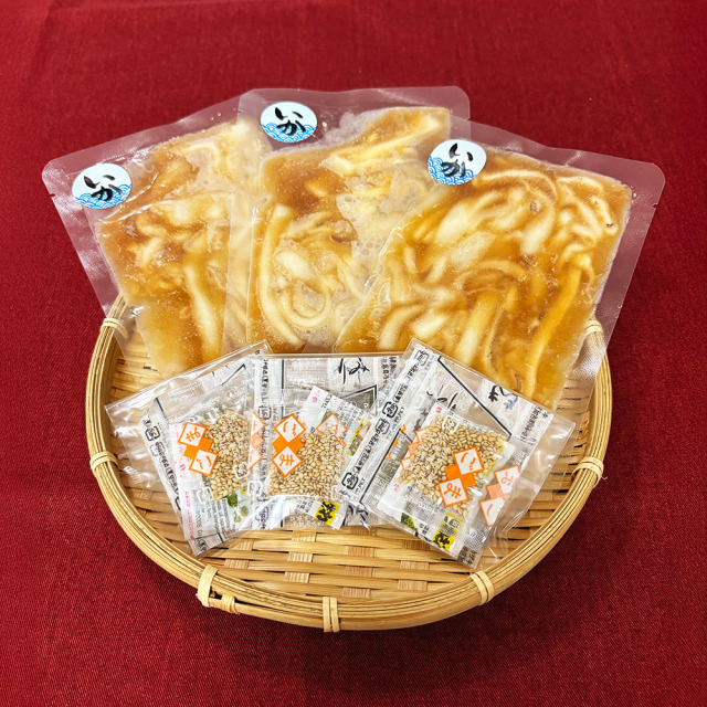 海鮮　あおりイカ　沖漬け　3個　パック