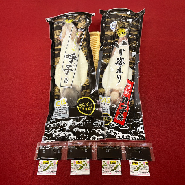 海鮮　イカ食べ比べ