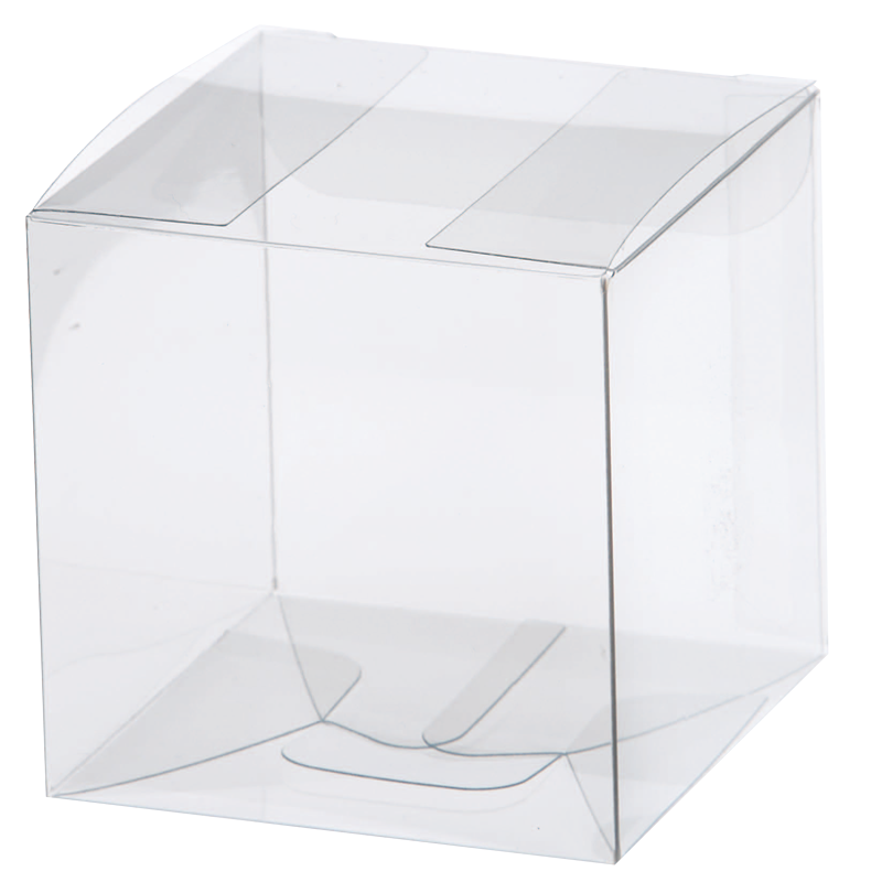 クリアケース 立方体 PNN-70 70W×70D×70H 材質：PVC 1セット100枚