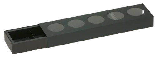 ギフトボックス 長方形 無地 マカロン スリーブ 5個用 仕切り付き 1715