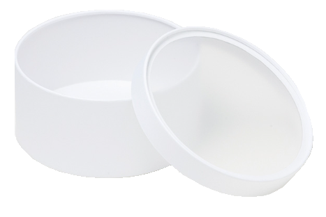 ギフトボックス 丸型 無地 半透明 CANCANトップクリア 2160 160Φ×73H