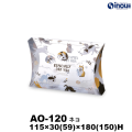 クリアケース エアロ オーバル AO-120 ネコ 115W×30(59)D×180(150)H 材質:PET 1セット50枚～