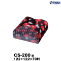 クリアケース クレストケース CS-200 椿 122W×122D×70H 材質:PET 1セット50枚～