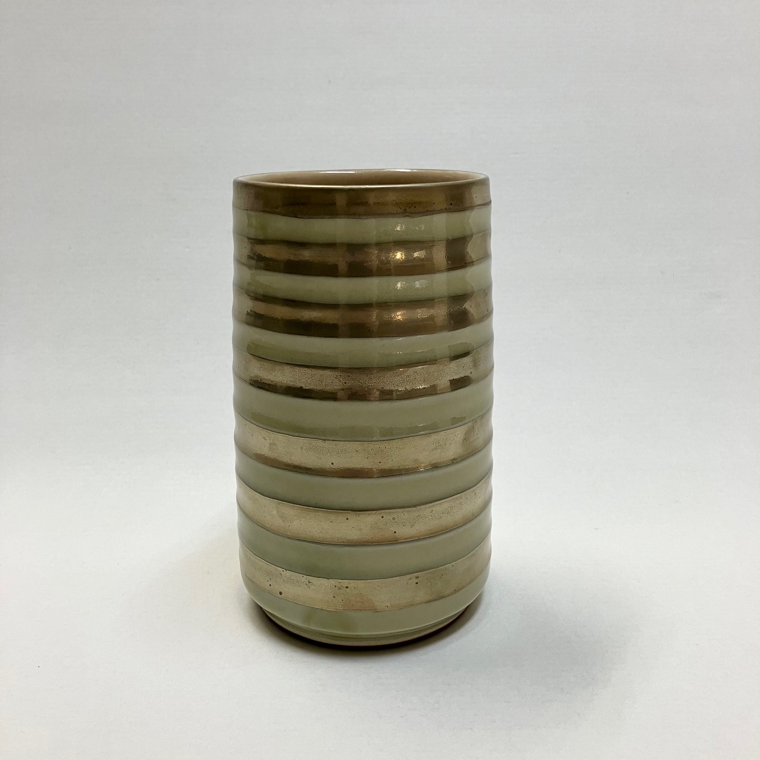 堂前守人　金彩　　花入れ