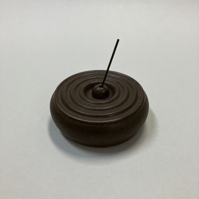 RIPPLE - incense holder (brown)