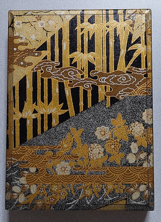 硯箱 アコヤ貝 貝細工 木箱 天野漆器株式会社 | 小箱（大）桜（貝入）朱