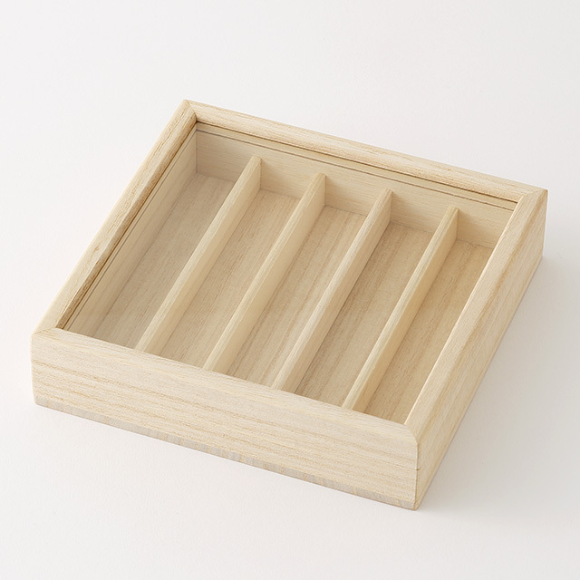 指ぬき用ガラス蓋ケース (1列 内寸27×150×H27mm )