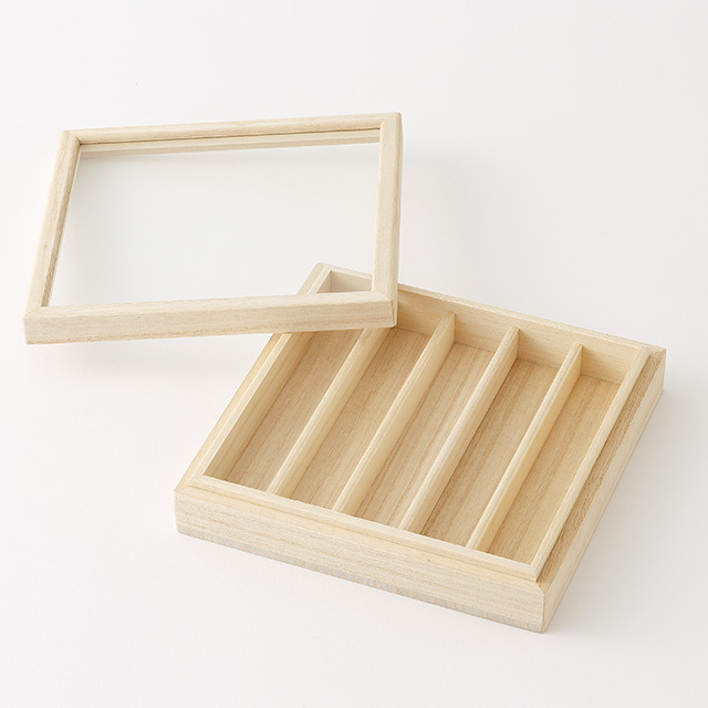 指ぬき用アクリル蓋ケース